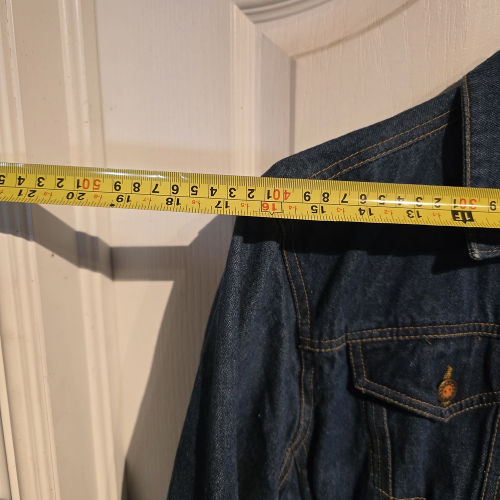 NWT Vintage Scout Tec Classic Blue Denim Jean Jacket - Picture 6 of 7